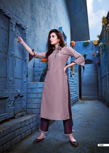 Show me Chinon Soft Silk kurtis with pant wholesaler