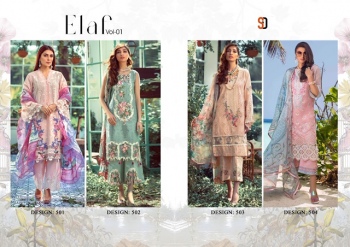 Shraddha Designer Elaf vol 1 lawn Cotton pakistani Suits Wholesaler