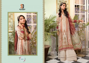 Shraddha Designer M Print vol 8 Lawn Cotton Pakistani Suits wholesaler