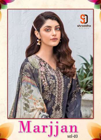 Shraddha Designer Marjan vol 3 Pakistani Suits wholesaler