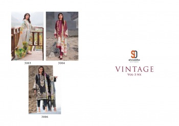 Shraddha Designer Vintage 3 Nx pakistani Suits catalog