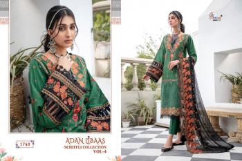 Shree Fab Adan Libas Chiffli collection vol 4 pakistani Suits