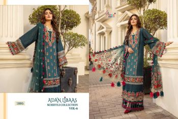 Shree Fab Adan Libas Schiffli vol 6 Pakistani Suits wholesaler