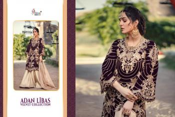 Shree fab Adan libas velvet pakistani Suits wholesaler