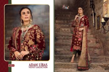 Shree fab Adan libas velvet pakistani Suits wholesaler