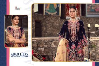 Shree fab Adan libas velvet pakistani Suits wholesaler