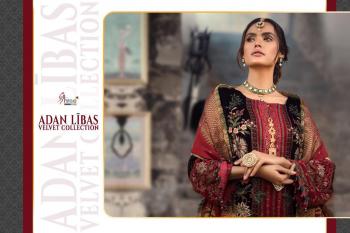 Shree fab Adan libas velvet pakistani Suits wholesaler