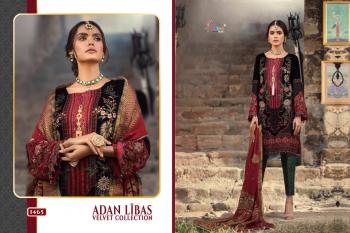 Shree fab Adan libas velvet pakistani Suits wholesaler