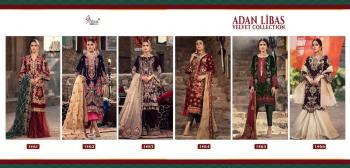 Shree fab Adan libas velvet pakistani Suits wholesaler