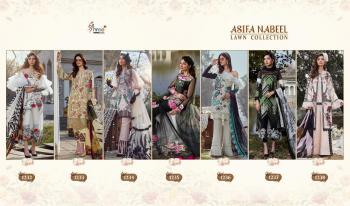 Shree fab Asifa nabeel lawn Collection pakistani Suits