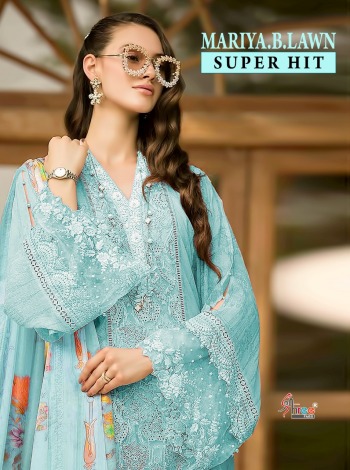 Shree fab mariya b lawn Super hit pakistani Suits wholesaler