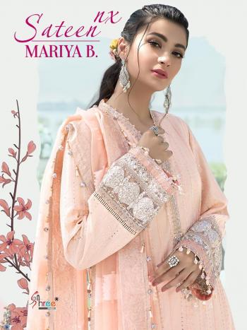 Shree fab Mariya b Sateen Nx Pakistani Suits