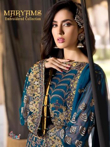 Shree fab maryams Embroidered Collection pakistani Suits wholesaler