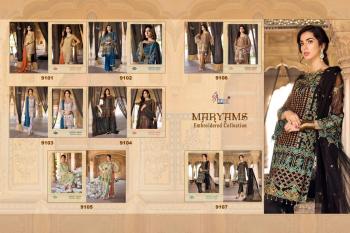 Shree fab maryams Embroidered Collection pakistani Suits wholesaler