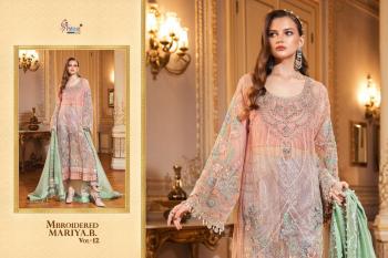 Shree fab Mbroidered mariya b vol 12 pakistani Suits