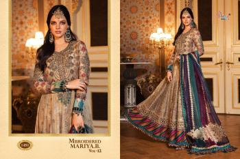 Shree fab Mbroidered mariya b vol 12 pakistani Suits