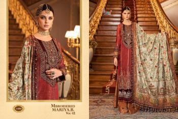 Shree fab Mbroidered mariya b vol 12 pakistani Suits