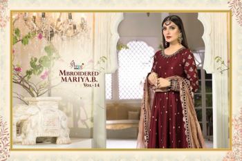 Shree fab Mbroidered Mariya b vol 14 Pakistani Suits Catalog