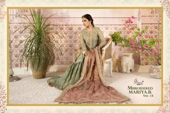 Shree fab Mbroidered Mariya b vol 14 Pakistani Suits Catalog