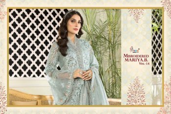 Shree fab Mbroidered Mariya b vol 14 Pakistani Suits Catalog