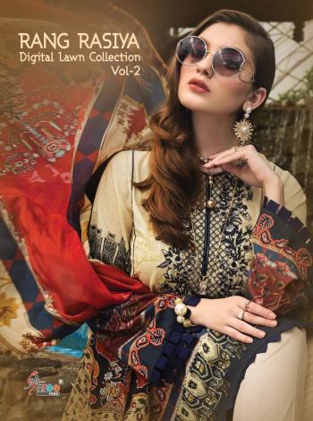 Shree fab Rang rasiya digital Lawn vol 2 Pakistani Suits