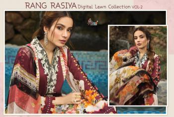 Shree fab Rang rasiya digital Lawn vol 2 Pakistani Suits