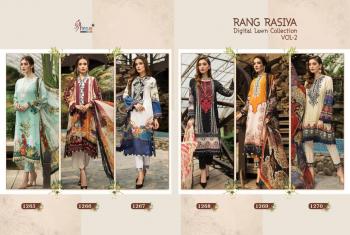 Shree fab Rang rasiya digital Lawn vol 2 Pakistani Suits