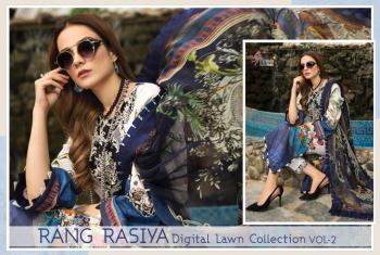 Shree fab Rang rasiya digital Lawn vol 2 Pakistani Suits