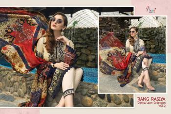 Shree fab Rang rasiya digital Lawn vol 2 Pakistani Suits