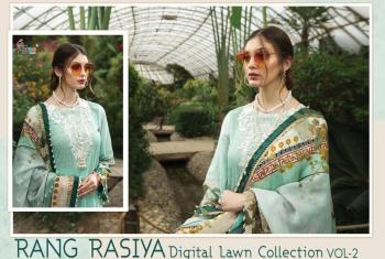 Shree fab Rang rasiya digital Lawn vol 2 Pakistani Suits