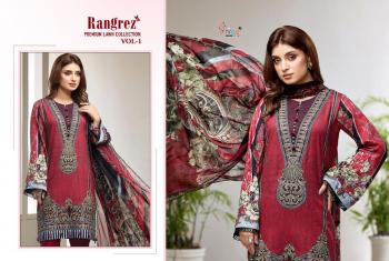 Shree fab Rangrez premium Lawn collection vol 1 Pakistani Suits