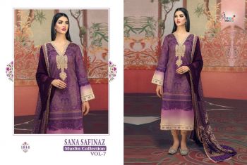 Shree Fab Sana Safinaz Muzlin collection 7 pakistani Suits