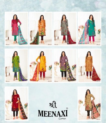 Shree Meenaxi Mannat karachi vol 2 Churidar Dress material