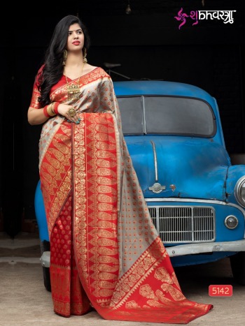 Shubh Vastra Rajwadi vol 3 Silk Wedding Saree wholesaler