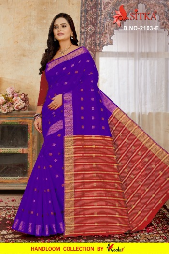 Sitka Berlin 2103 Series Cotton Saree wholesale Price