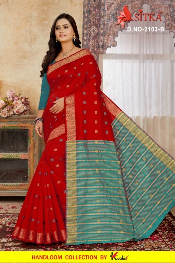 Sitka Berlin 2103 Series Cotton Saree wholesale Price