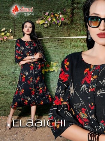 Sitka Elaaichi Party wear kurtis catalog wholesaler