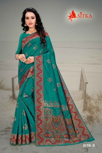 Sitka natural Silk handloom Silk Saree wholesale Price