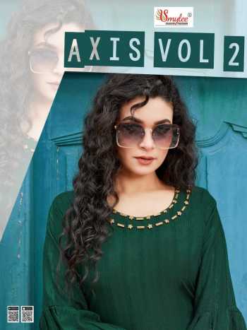 Smylee Axis vol 2 Lining kurtis wholesaler