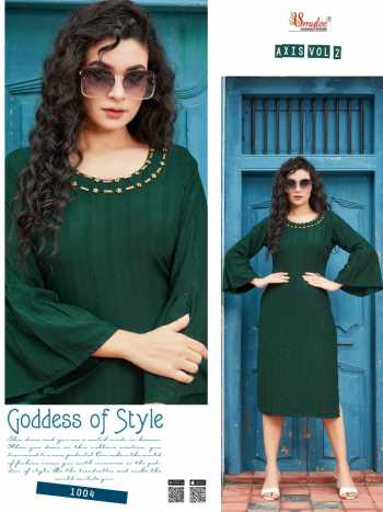 Smylee Axis vol 2 Lining kurtis wholesaler