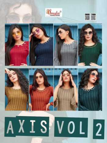 Smylee Axis vol 2 Lining kurtis wholesaler