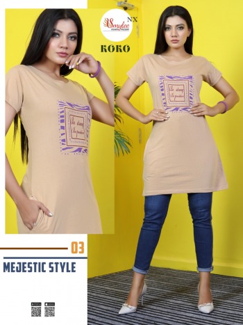 Smylee Koko Hosiery T-shirt wholesale Price