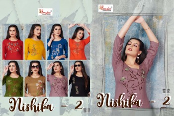 Smylee Nishika vol 2 Rayon kurtis wholesaler