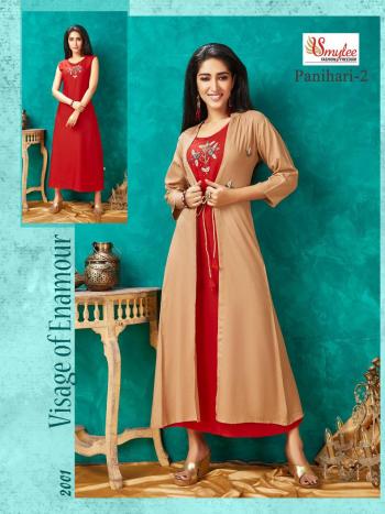 Smylee Panihari vol 2 Hand Work kurtis with Shrug buy wholesale price