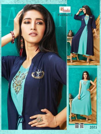 Smylee Panihari vol 2 Hand Work kurtis with Shrug buy wholesale price