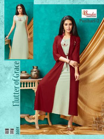 Smylee Panihari vol 2 Hand Work kurtis with Shrug buy wholesale price