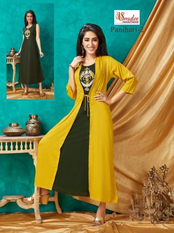 Smylee Panihari vol 2 Hand Work kurtis with Shrug buy wholesale price