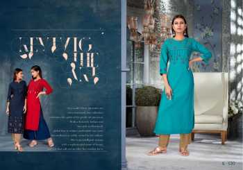 Snapstyle Mehar Cotton Embroidered Kurtis wholesaler