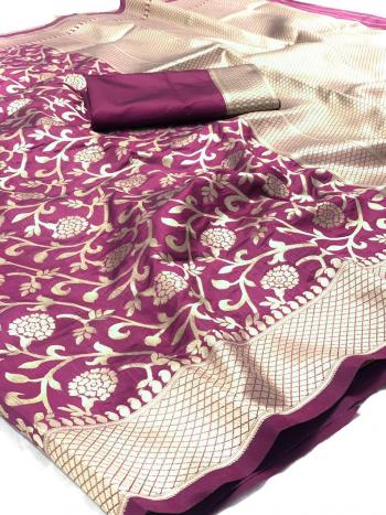 Soft Banarasi Silk Wedding Saree catalog wholesaler