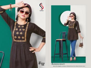 SS Kurtis Divine Rayon Western Tops wholesaler